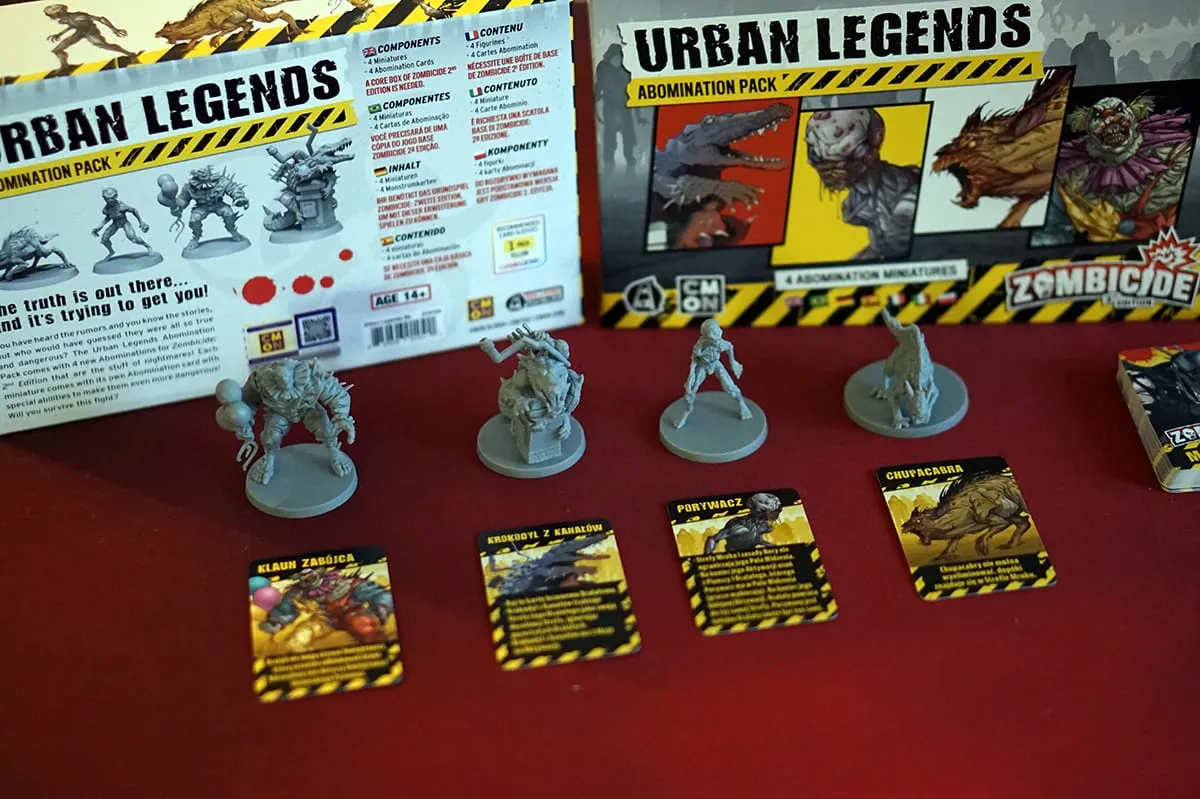 Unboxing – Zombicide 2 ed. Urban Legends