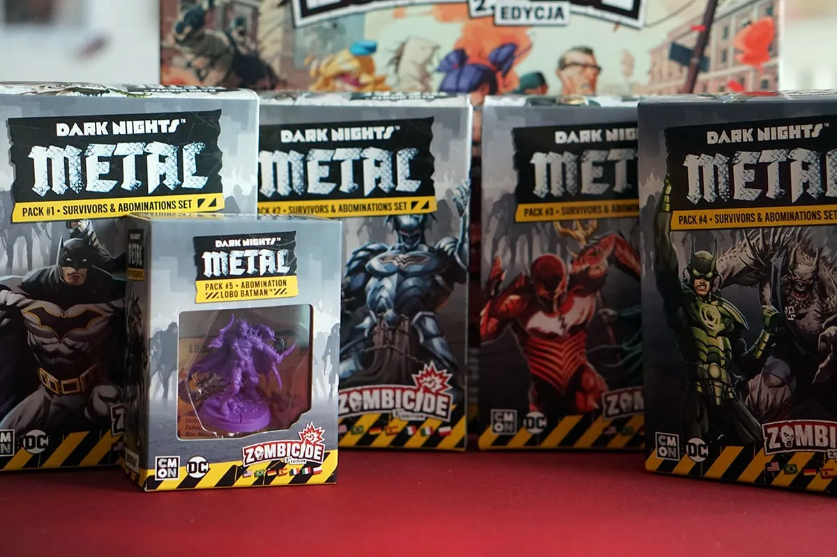 Unboxing Zombicide 2 ed Dark Nights Metal