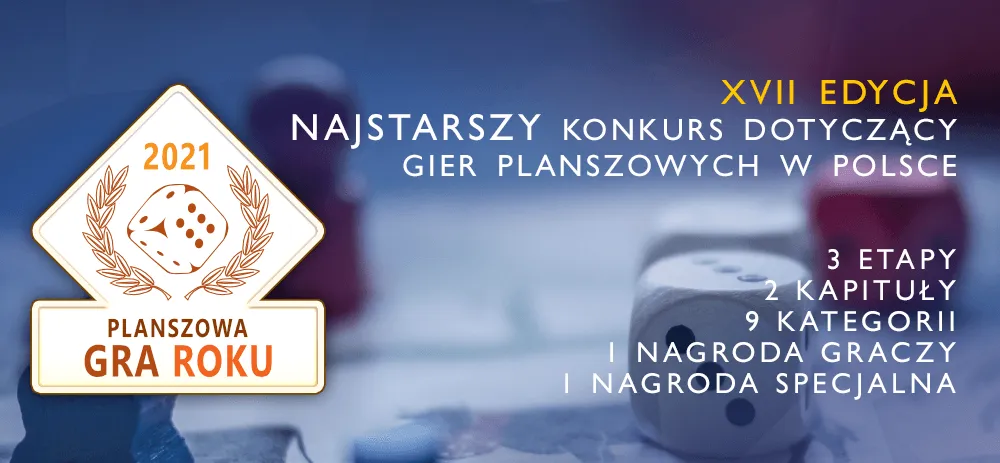 Planszowa Gra Roku 2021 – etap 1