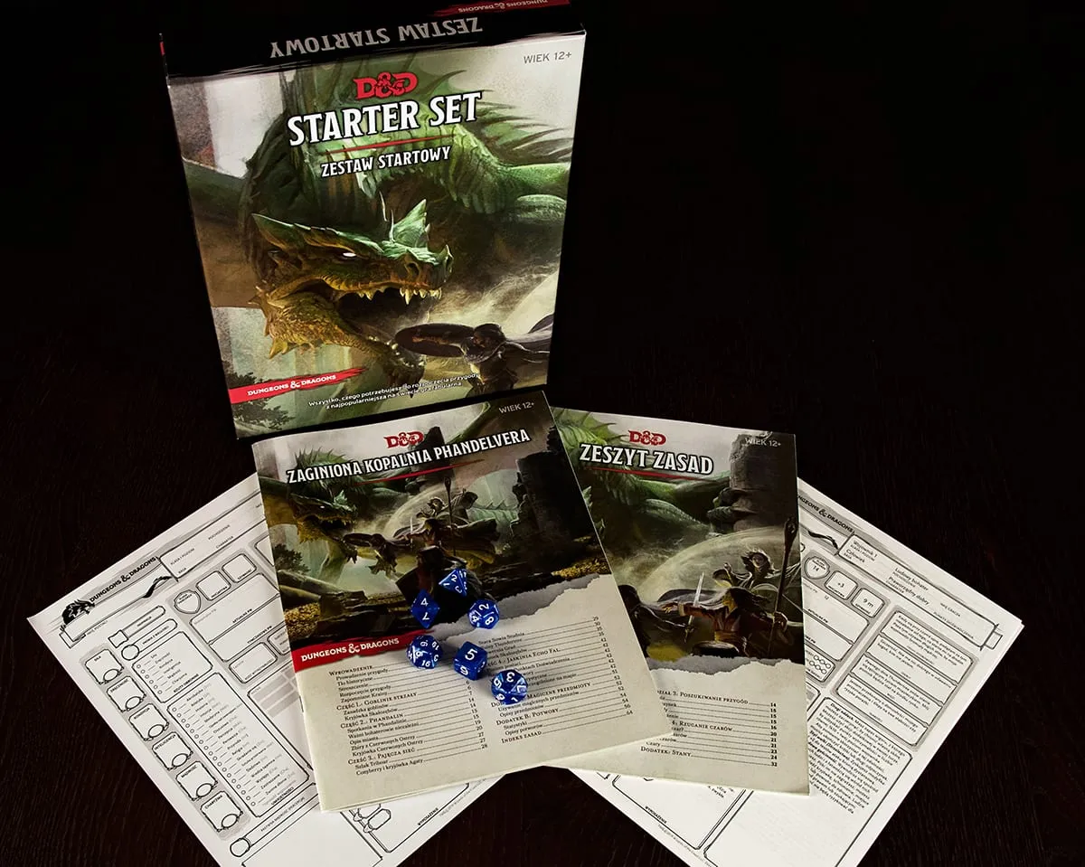 RPG – Dungeons & Dragons – Zestaw Startowy