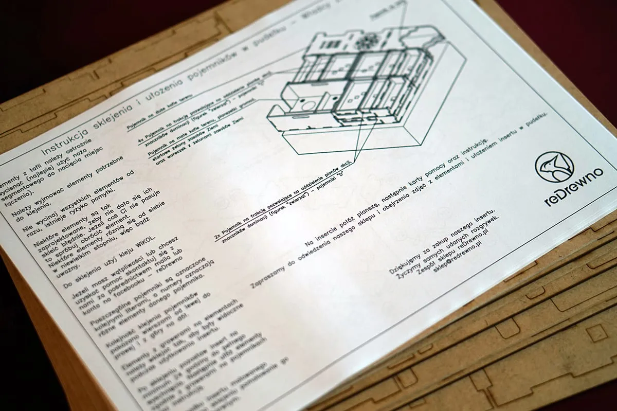 reDrewno – Insert do Władców Ziemi