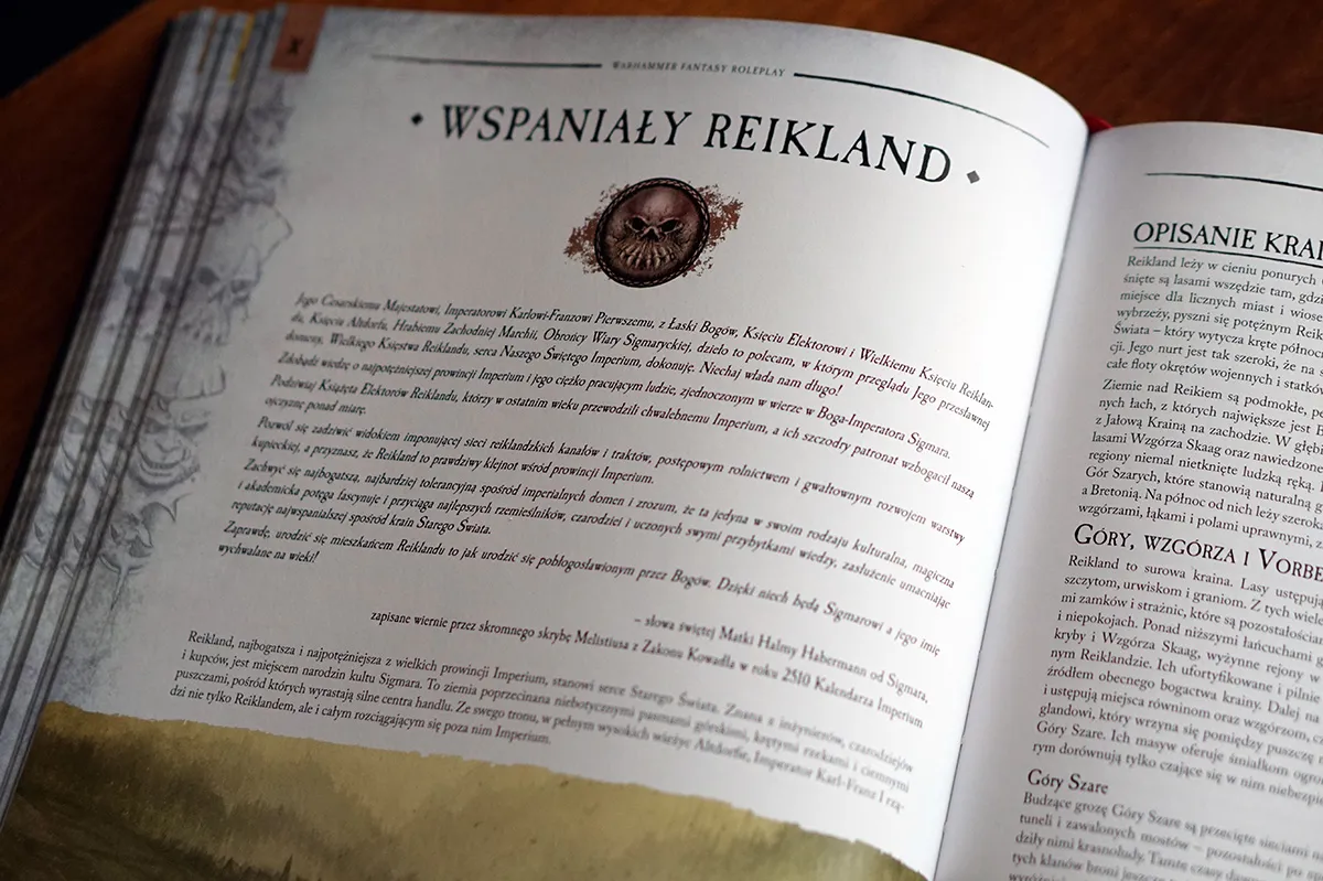 RPG – Warhammer Fantasy RolePlay 4 ed.