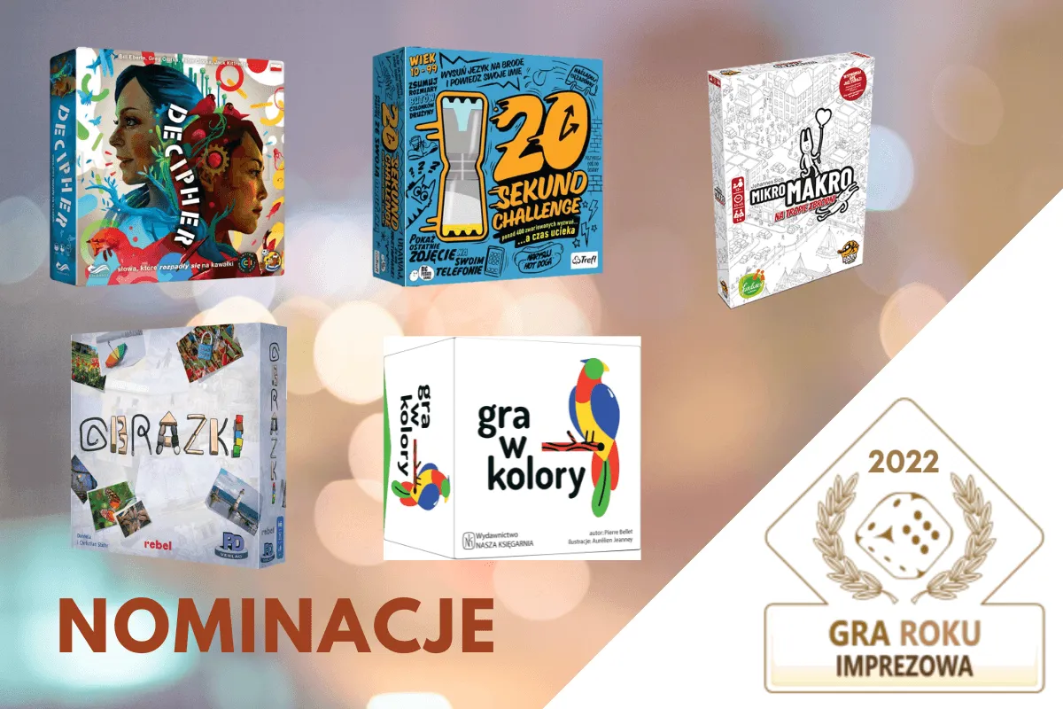 Planszowa Gra Roku 2022 – wyniki etapu 2 – Nominacje!