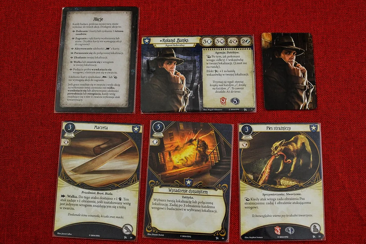 Horror w Arkham Gra Karciana