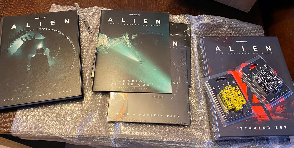 Unboxing – Alien RPG