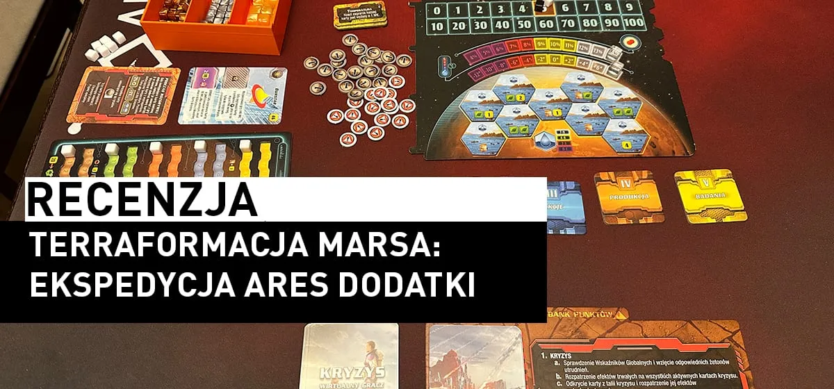 Recenzja: Terraformacja Marsa: Ekspedycja Ares – dodatki