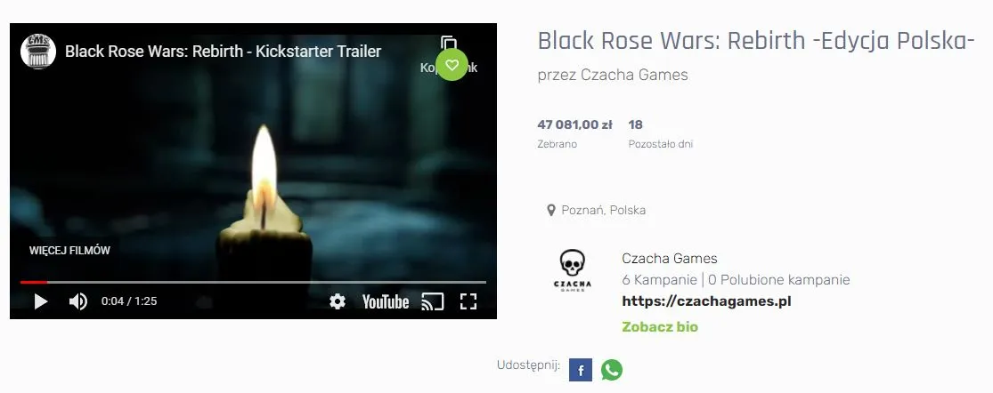 Kampania Black Rose Wars: Rebirth