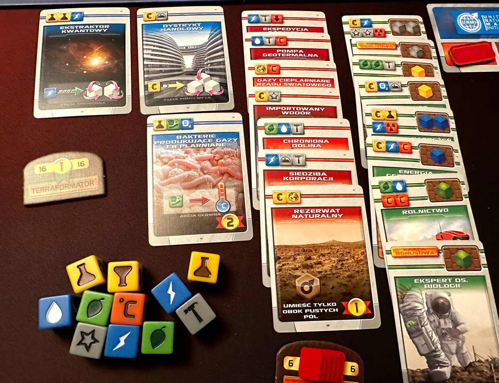 Terraformacja Marsa: Gra Kościana