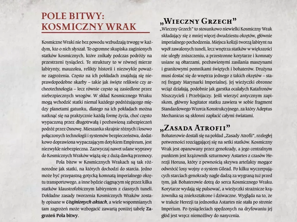 Wrath & Glory: Ocena zagrożenia – Xenosi